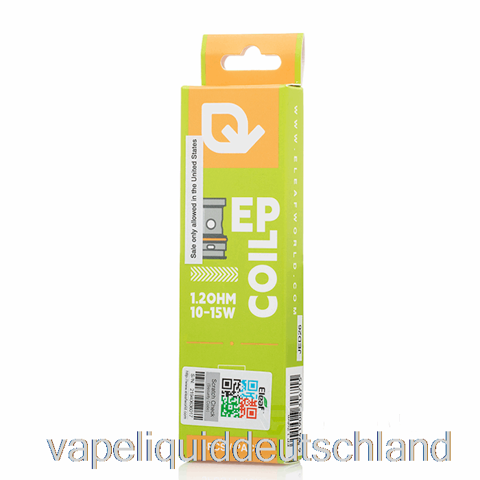 Eleaf Ep Ersatzspulen 1,2 Ohm Ep Spulen Vape Deutschland